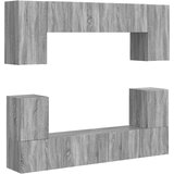  Set TV komoda Zidne 5 pcs Siva Sonoma Konstruirano drvo | shoptok.hr