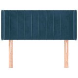  Uzglavlje s ušima tamnoplavo 103x16x78/88 cm baršunasto | Eponuda.com