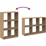 Pregrada regal za knjige boja hrasta 69,5x29x103,5 cm drveni | Eponuda.com