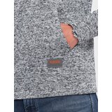 Ombre Bluza męska nierozpinana kangurka z kapturem - szary melanż | shoptok.hr