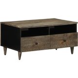 vidaXL Stol za kavu svijetlo sivi 80x54x40 cm Puno drvo Mango Cijene