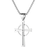 IZMAEL Ogrlica MC-22856 - Srebrna | Shoptok.si