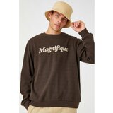 Koton Men's Brown Sweatshirt Cene