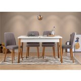 Trpezarijski sto i stolice santiago white grey atlantic pine Cene