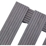 vidaXL kolica za biljke 2 kom siva 30 x 30 x 7,5 cm WPC | shoptok.hr