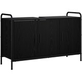  Set ormarića za kupaonicu 3 kom. Crni hrast 40 x 36 x 109,5 cm | shoptok.hr