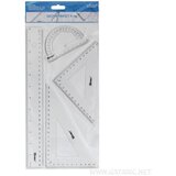 Spirit Spirit: 4-delni komplet ravnil s 30cm ravnim ravnilom | Shoptok.si