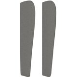  Uzglavlje s ušima tamnosivo 183x23x118/128 cm od tkanine | shoptok.hr
