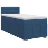  Boxspring krevet s madracem Plava 90 x 200 cm Tkanina - Plava 90 x 200 cm Dizajn linija | shoptok.hr