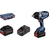 Bosch Professional GAL1880 L-Boxx 06019J8503 akumulatorski udarni vijačnik 1050 Nm 18 V Število vključenih akumulatorjev 2 5.5 Ah Li-Ion brezkrtačni\, vklj. 2 akumulatorja\, vklj. polnilnik, (21522807)