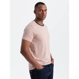 Ombre Men's t-shirt with raw finish - pink | Eponuda.ba