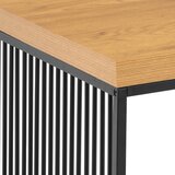 Actona Mizica z mizno ploščo v hrastovem dekorju v naravni barvi 60x120 cm Strington – | Shoptok.si