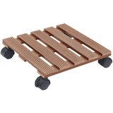 Kolica za biljke 2 kom smeđa 30 x 30 x 7,5 cm WPC | shoptok.hr