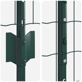 vidaXL Euro ograja z 5 U stebri 1,2x10 m zeleni jekleni | Shoptok.si
