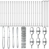 vidaXL Ograda za polja 0.8x50 m Galvanizirani čelik | shoptok.hr