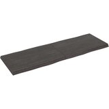 Stolna Mizna plošča temno siva 180x60x6 cm obdelana trdna hrastovina, (20979332) | Shoptok.si