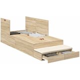  Krevet s ladicama Sonoma hrast 100 cm Konstruirano drvo | shoptok.hr