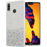 Cadorabo Case, združljiv s Huawei v prozornici z bleščicami - zaščitnim pokrovom, narejen iz fleksibilnega silikona TPU s penečimi bleščicami, (20571032) | Shoptok.si