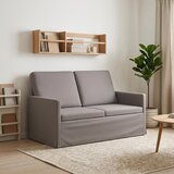  Kauč za dvoje Sivosmeđa 130 x 81 x 82 cm Tkanina | shoptok.hr