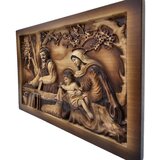  Drvena slika Svete obitelji, 36 x 25 cm | shoptok.hr