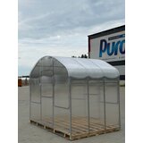  Modularni čelični plastenik Flora,8 mx2.99m, polikarbonat 6 mm , razmak između lukova 0.67m Slike