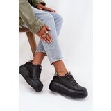 VINCEZA Leather Women's Sneakers On Platform Leopard | shoptok.hr