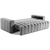 ELTAP Svijetlo siva baršunasti sklopiva/s prostorom za odlaganje sofa 247 cm Lazaro – | shoptok.hr