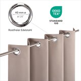 BLUMTAL 2x 215 × 132cm Zatemnitvene zavese z rinkami | Shoptok.si