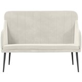  Klupa krem 110 x 76 x 80 cm baršunasta | shoptok.hr