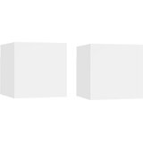 Noćni ormarići 2 kom bijeli 30,5 x 30 x 30 cm konstruirano drvo | shoptok.hr