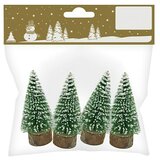  Okrasne smrečice (višina: 7,5 cm, 4 kosi) | Shoptok.si