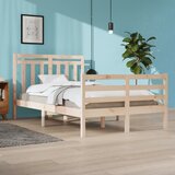 The Living Store Posteljni okvir trden les 120x200 cm - Posteljni Okvir, (21531537) | Shoptok.si