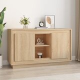  Komoda boja hrasta sonome 102x35x60 cm od konstruiranog drva | shoptok.hr