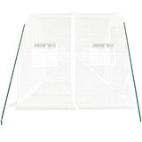  Rastlinjak z jeklenim okvirjem bel 6 m² 3x2x2 m | Shoptok.si