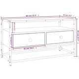 TV ormarić boja hrasta sonome 80x35x45 cm konstruirano drvo | shoptok.hr