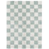 Lorena Canals Svetlo modra/kremno bela pralna/ročno tkana bombažna preproga 120x160 cm Kitchen Tiles Blue Sage – Cene