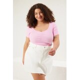 Trendyol ženska bluza Tbbss25Af00054, roze | Eponuda.com