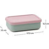 Kave Home Rožnata/turkizna silikonska otroška posoda za malico Lili – | Shoptok.si