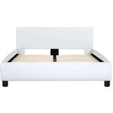 vidaXL Okvir za krevet od umjetne kože LED bijeli 120 x 200 cm | shoptok.hr