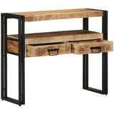 vidaXL Stranske mize Naravni mango les Trden mango les 90 x 33 x 75 cm | Shoptok.si