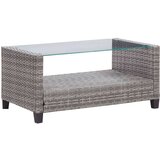  6-dijelni set vrtnih sofa od poliratana s jastucima tamnosivi | shoptok.hr