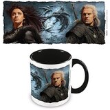 Pyramid the witcher (bound by fate) black inner c mug skodelica | Shoptok.si