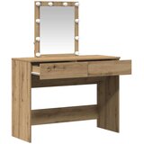  Toaletni stol s ladicama Umjetnički hrast 100 x 40 x 130 cm | shoptok.hr