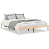Maison Chic Daljši Posteljni okvir - Dvoposteljna postelja - Zakonska postelja brez vzmetnice 160x210 cm trdna borovina, (21695419) Cene