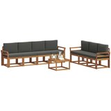  Set vanjskih sofa 8 kom. Prirodna i antracit | shoptok.hr