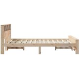  Krevetna konstrukcija Smeđa 135 x 190 cm Konstruirano drvo | shoptok.hr