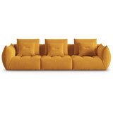 Micadoni Rumena sedežna garnitura iz tkanine bouclé 332 cm Bloom – Home | Shoptok.si