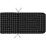  Jastuci za stolicu Adirondack 2 kom crni karirani od tkanine | shoptok.hr