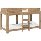  Postelja na vzkraj za otroke Umetni hrast 100 x 190 cm, (5000141755) | Shoptok.si