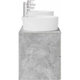  Set ormarića za kupaonicu 3 kom. Betonska siva 62,5 x 44,5 x 50 cm | shoptok.hr